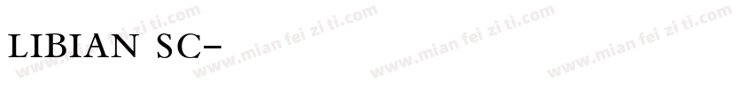 libian sc字体转换